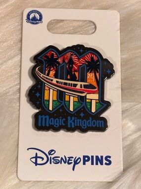 2026 Disney Parks Walt Disney World Magic Kingdom Monorail M Pin OE New